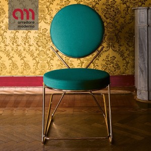 Double Zero Moroso Sedia design moderna rivestita - Arredare Moderno